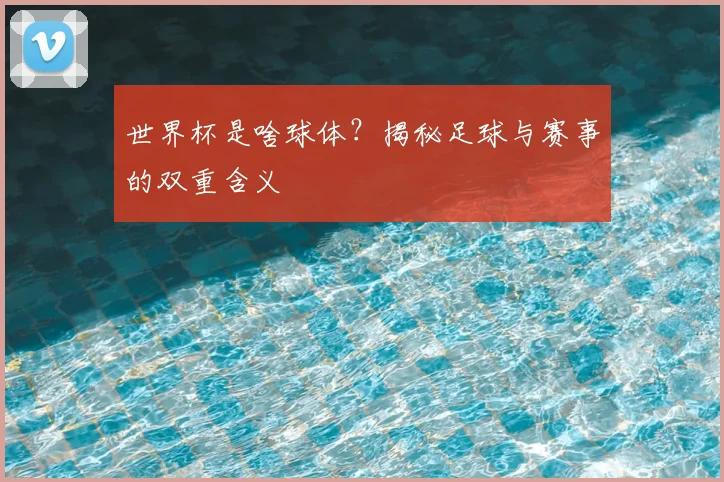 世界杯是啥球体?揭秘足球与赛事的双重含义