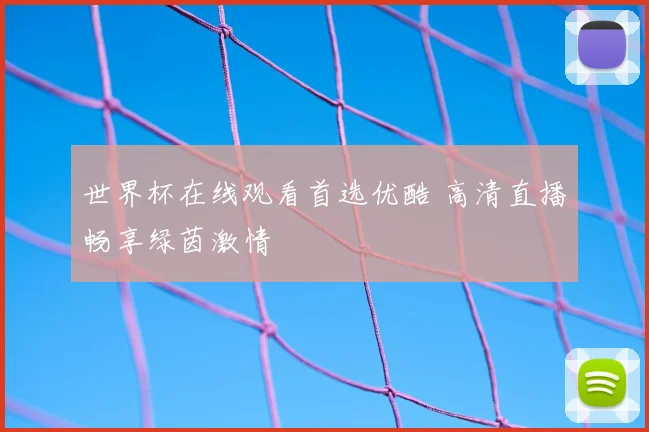 世界杯在线观看首选优酷 高清直播畅享绿茵激情